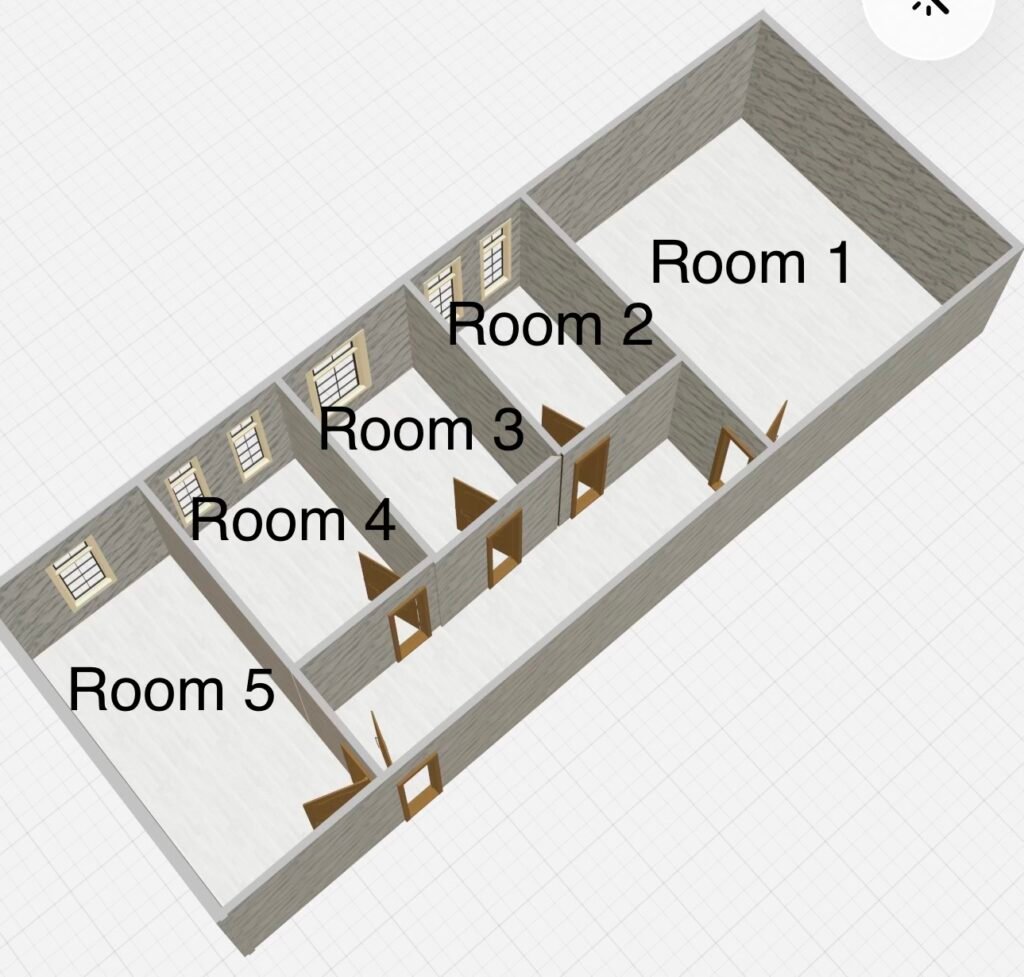 Building plans for the upcoming treatment room expansion within our commercial office building